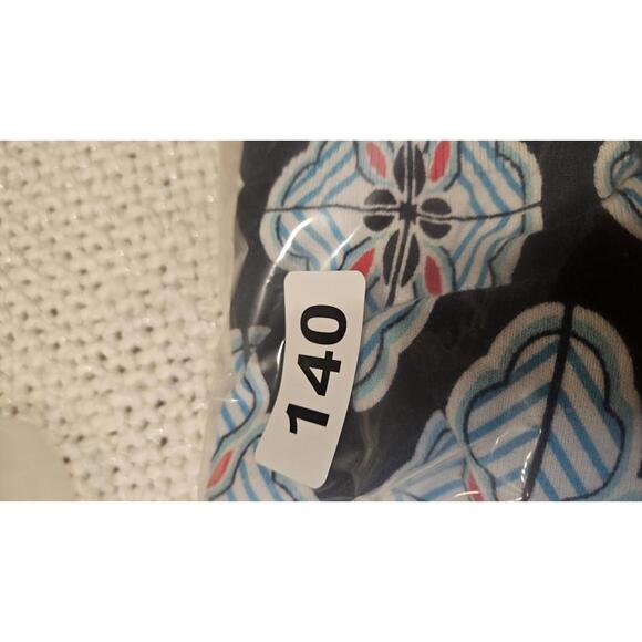 Crown & Ivy Navy Floral Patterned Cotton Blend Cardigan Sweater Size L - Picture 8 of 8